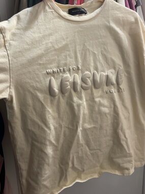 White Fox 'Leisure' Crew Neck Tee